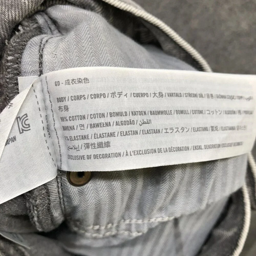 Abercrombie & Fitch 90s Ultra High Rise Curve Love Jeans Women 24/00S Gray Denim - Picture 5 of 10